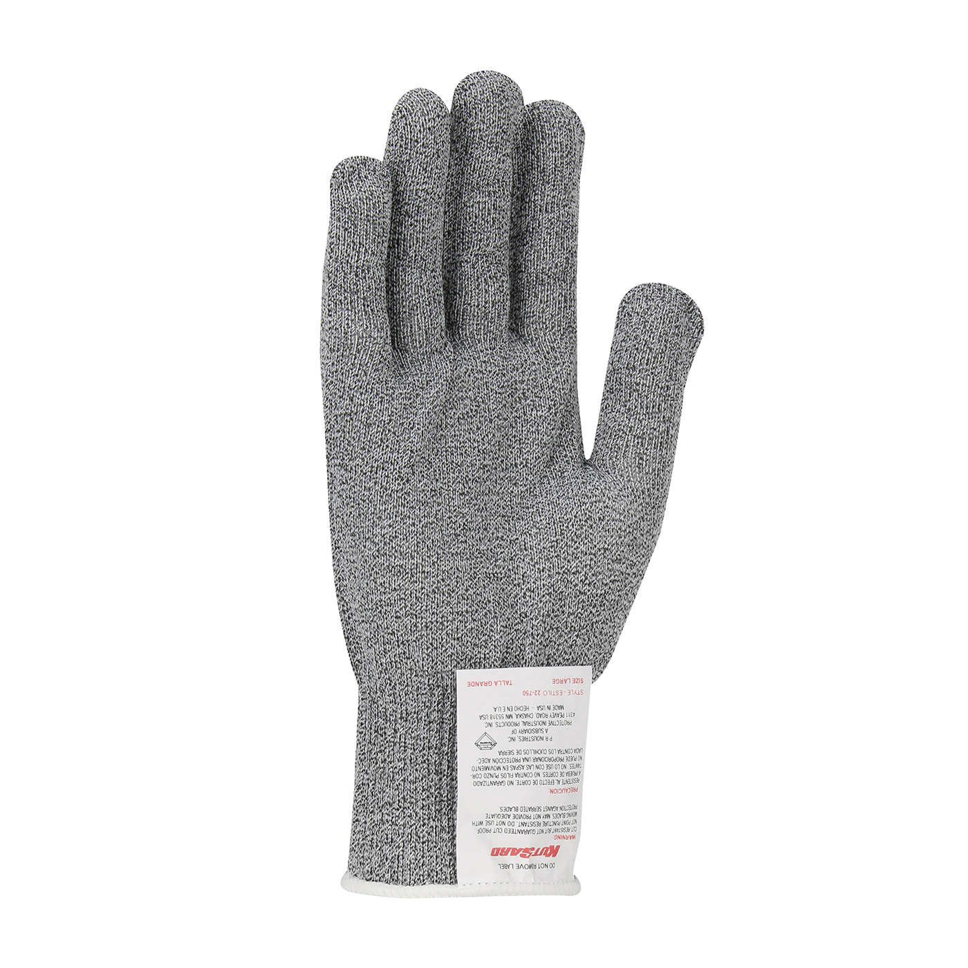 22-750G PIP® gray Claw Cover® Seamless Knit Dyneema® Blended Antimicrobial Glove - Light Weight